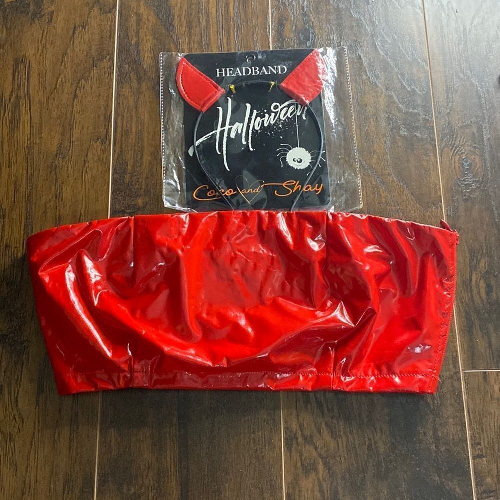 Faux Leather Tub With Headband‎